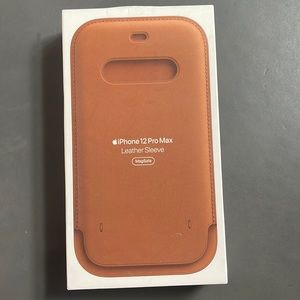 iPhone 12 Pro Max leather sleeve